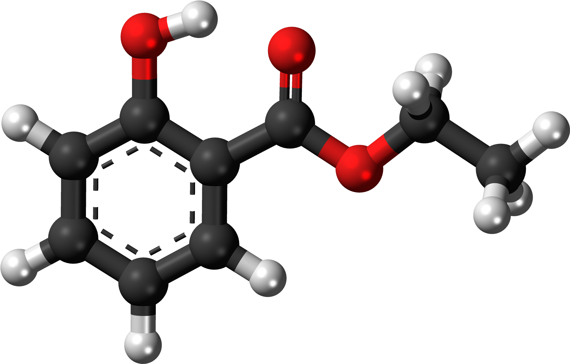 Ethyl Salicylate 3d Ball - Polymer Clipart (2000x1322), Png Download
