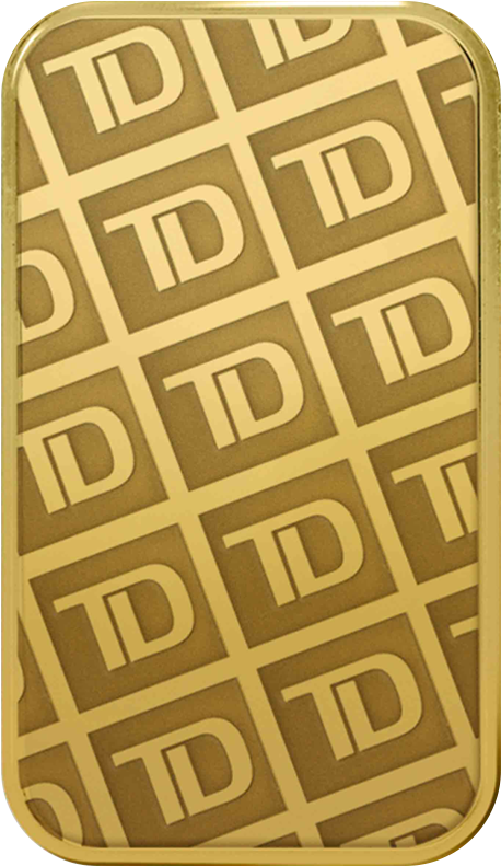1 Gram Td Diwali Gold Bar - Td Bank (800x800), Png Download