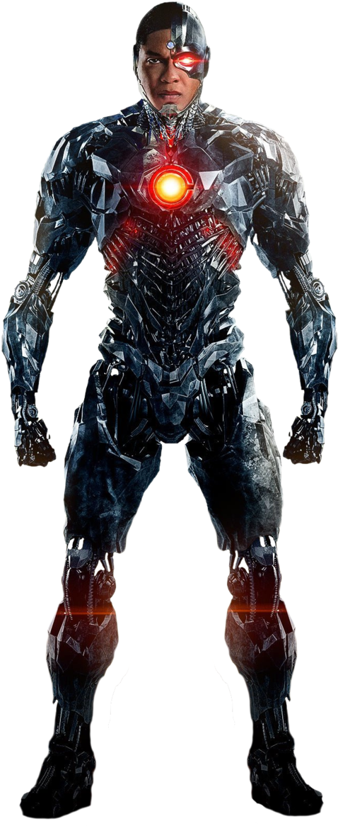 Thumb Image - Cyborg Justice League Png (611x1306), Png Download
