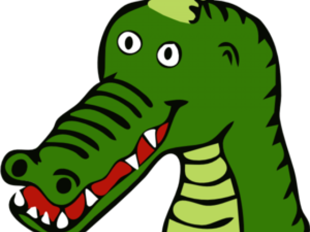 Crocodile Clipart Crocodile Outline - Animated Crocodile Png (640x480), Png Download