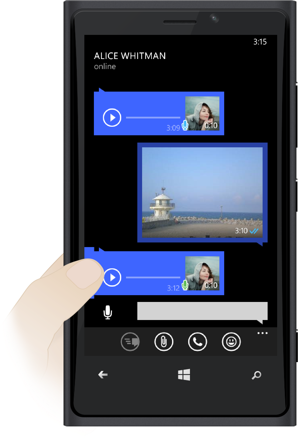 To Delete Multiple Messages Or Media From A Chat - Mobile Phone (1331x1858), Png Download