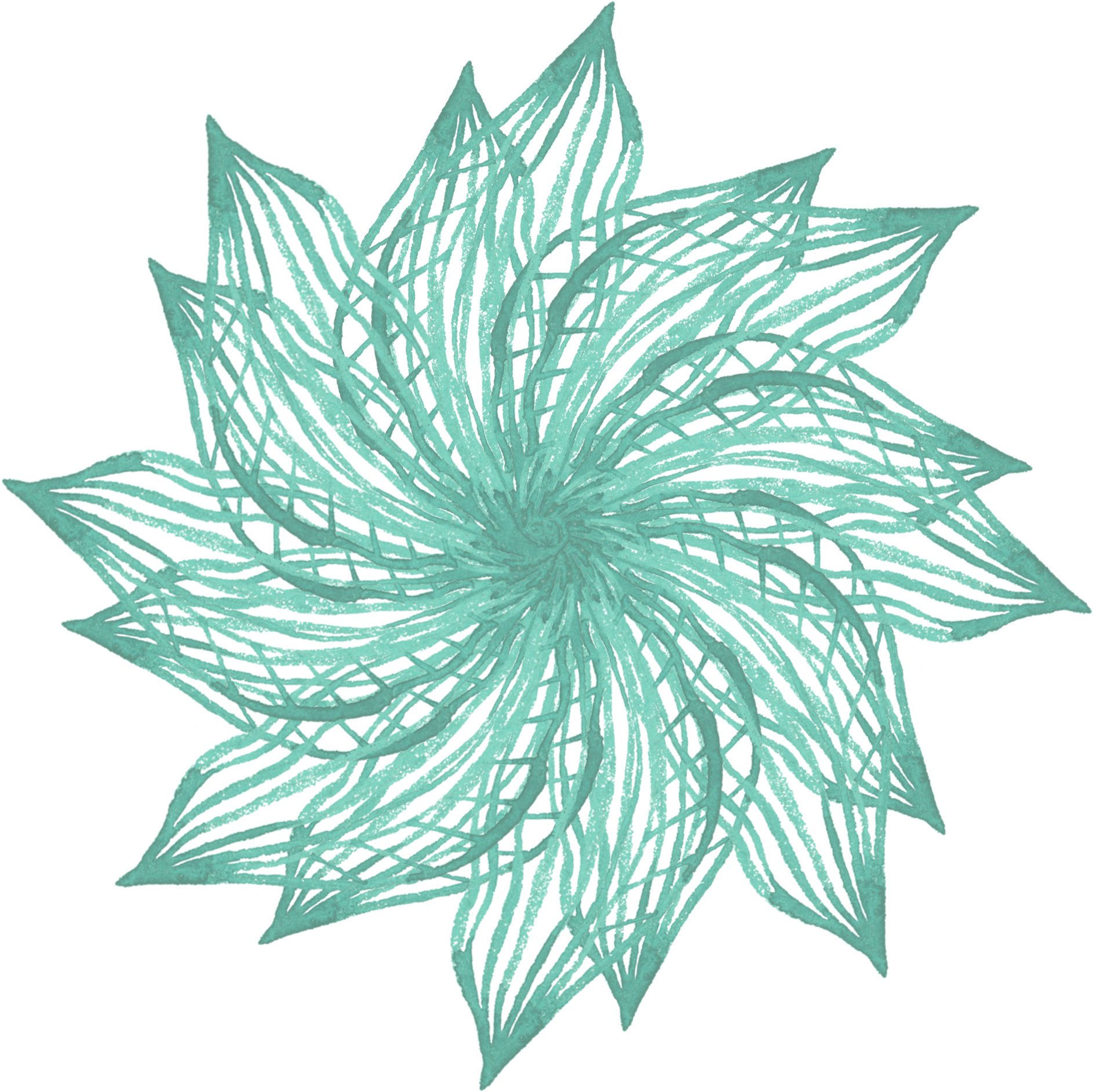 Simple Creative Stylish Watercolor Png And Psd - Sketch (2000x2000), Png Download