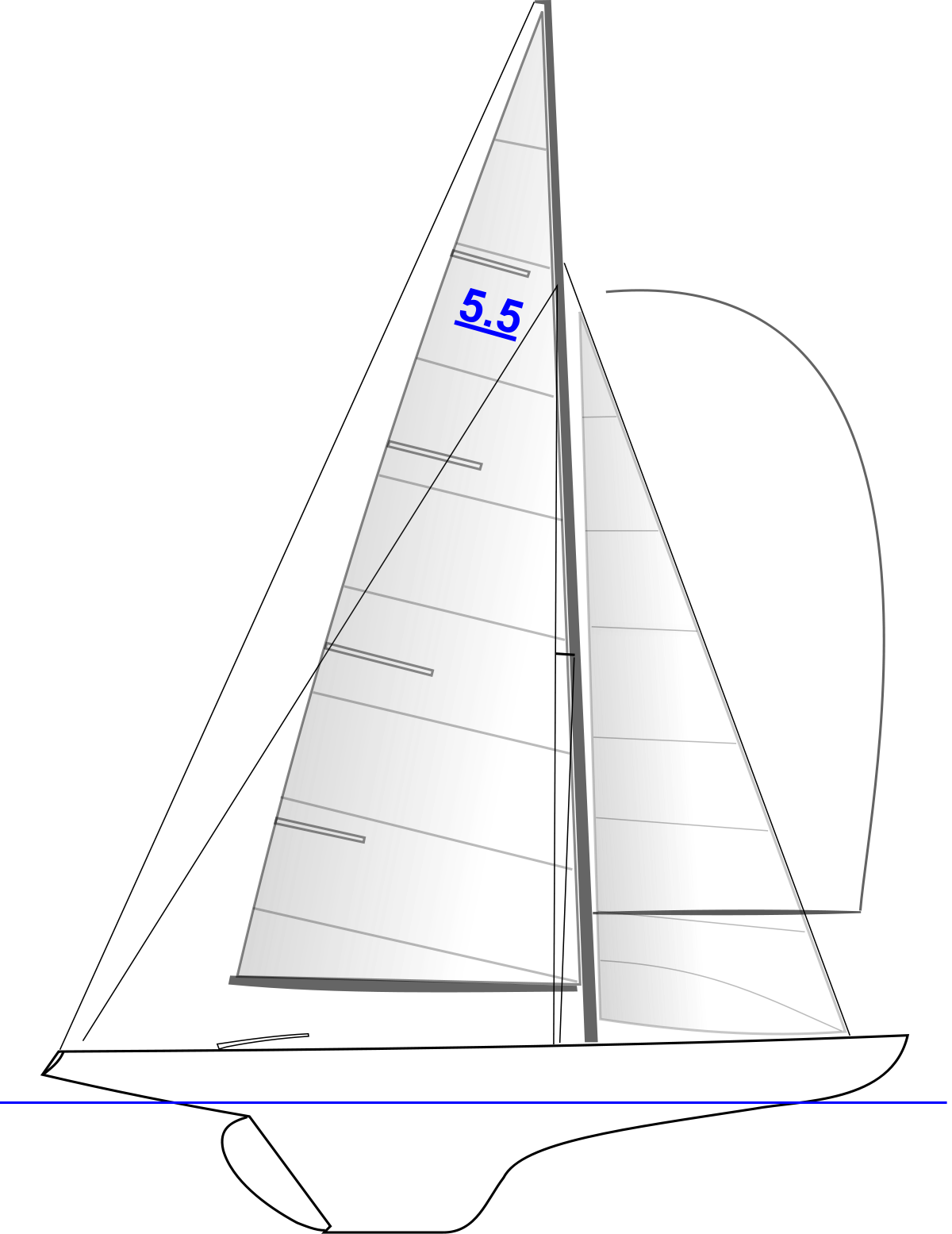 5 Metre - Sail (1200x1555), Png Download