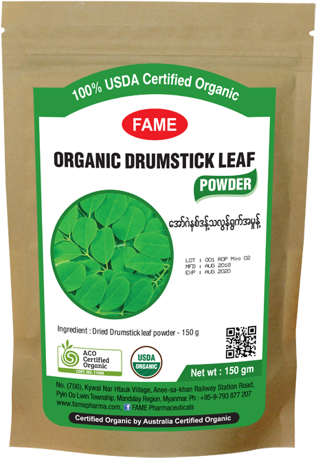 Dried Drumstick Leaf Powder - Broccoli (500x695), Png Download