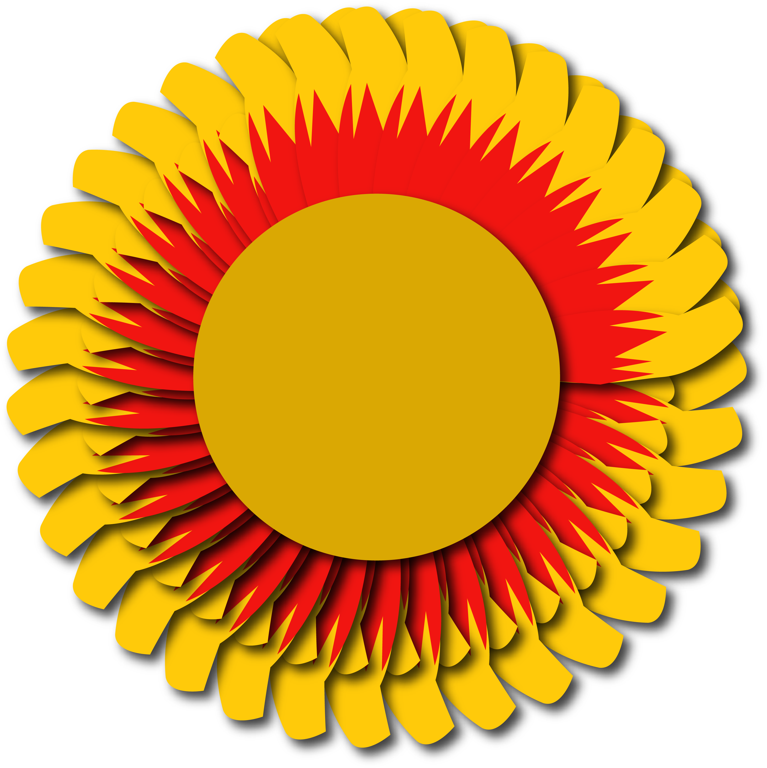 Flower Clipart Png - Batch Design (3233x3238), Png Download