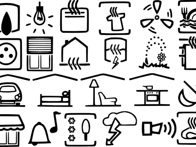 Electricity Clipart Vector - Electricity Symbols (640x480), Png Download