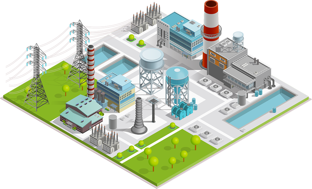 Electricity Vector Background - Production (1024x623), Png Download