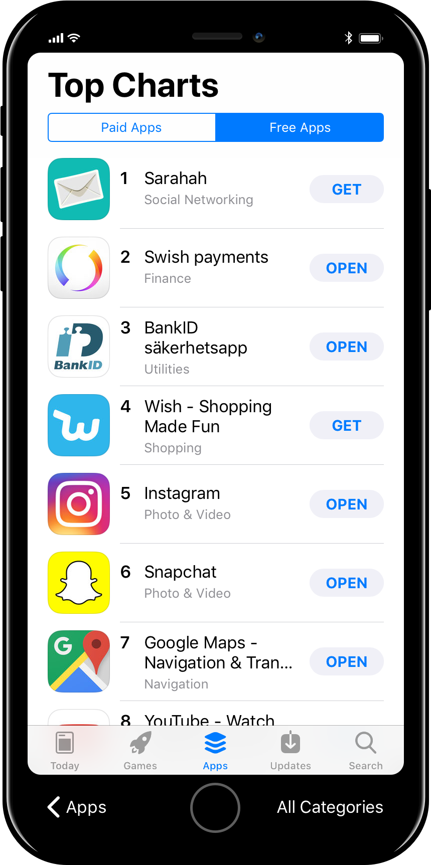 Iphone D22, Hiding The Notch & Blending The Bottom - Iphone 8 User Interface (1000x2064), Png Download