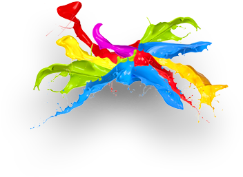 Brand And Information Architecture Intergrated Solutions - Colour Paint Splats (400x324), Png Download