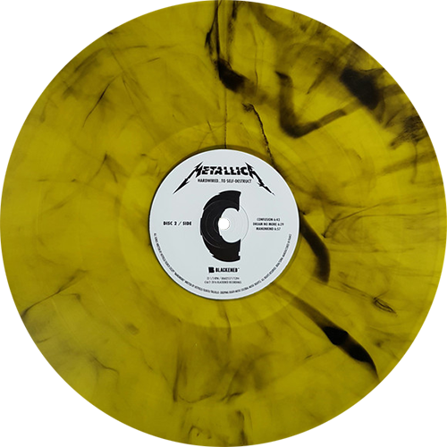 Metallica - Hardwired - - Metallica Hardwired To Self Destruct Colored Vinyl (500x500), Png Download