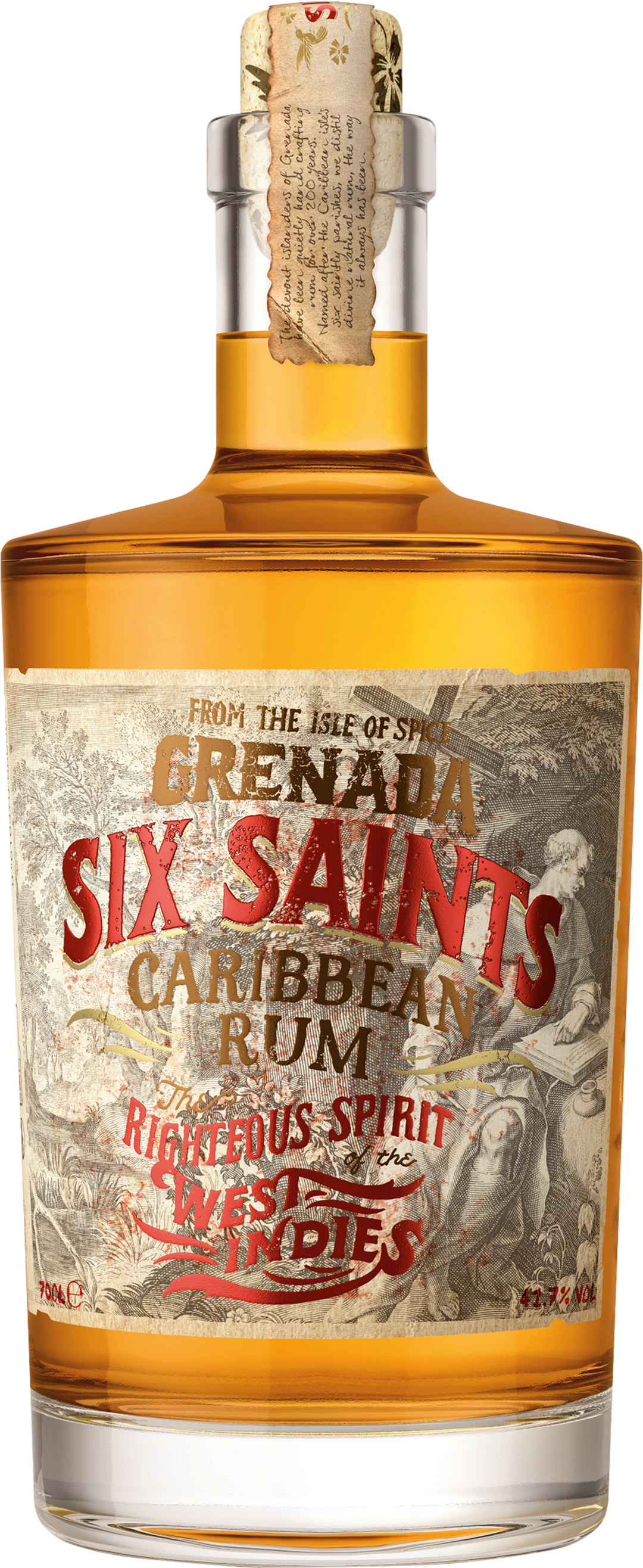 Six Saints Rum - Six Saints Grenada Caribbean Rum (1163x2729), Png Download