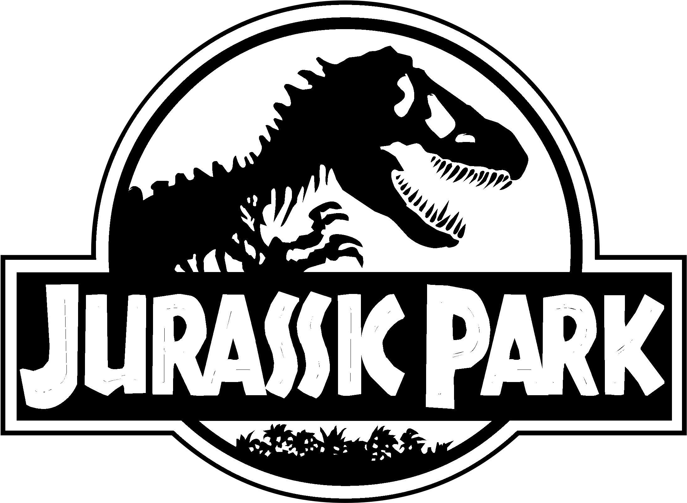 Jurassic Park Logo Png Transparent - Check Yo'self Before You Rex Yo'self (2400x2400), Png Download