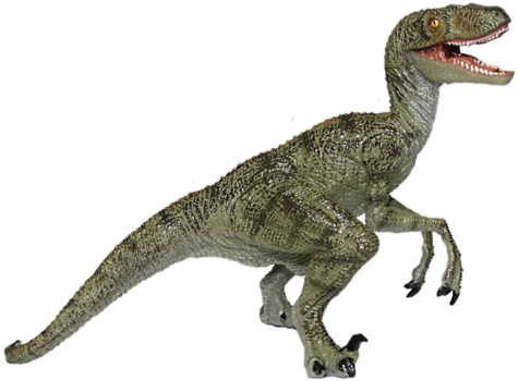 Jurassic Park Playfield Velociraptor - Jurassic Park Raptor Png (480x360), Png Download
