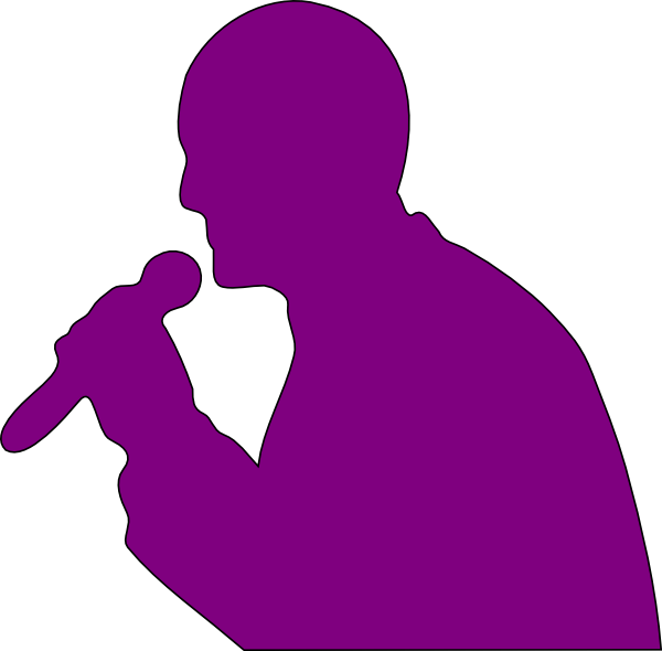 Singing Man - Person Singing Clip Art (600x590), Png Download