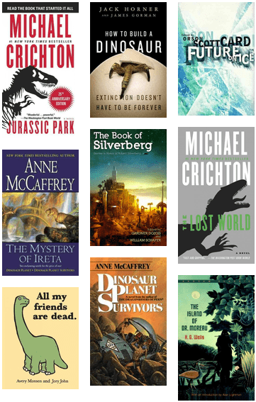 Jurassic Park By Crichton Michael (436x612), Png Download