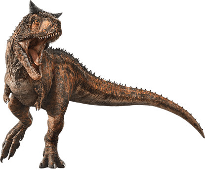 The Carnotaurus In Jurassic World Fallen Kingdom Is - Jurassic World Fallen Kingdom Carnotaurus Png (415x341), Png Download