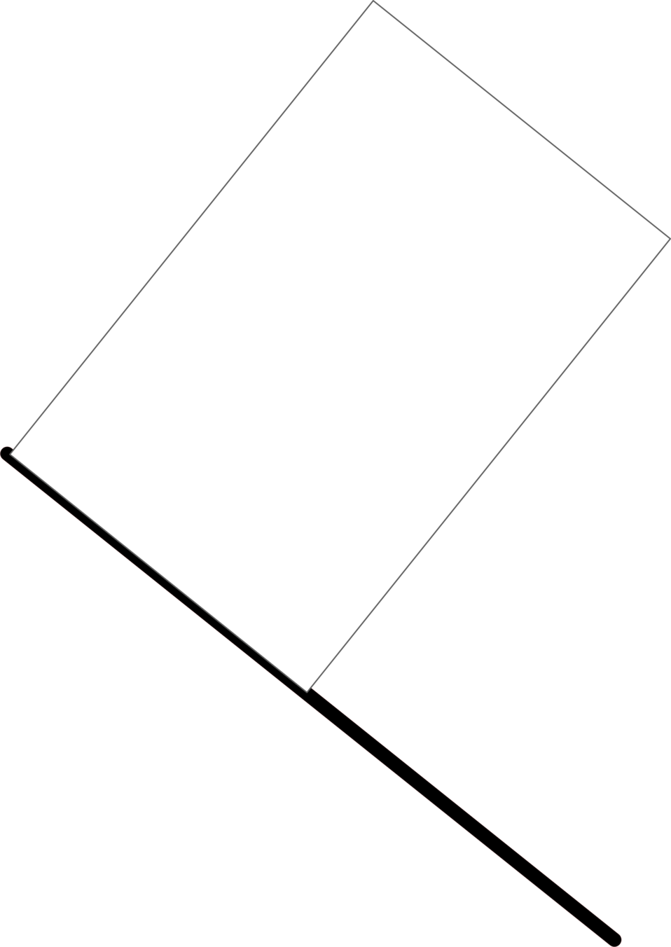How To Set Use White Flag Clipart (637x900), Png Download