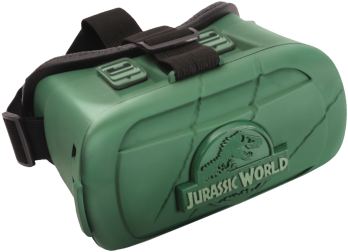 Take On The Ultimate Vr Adventure And Head To Jurassic - Vrse Jurrasic World Vr Headset And Game (490x317), Png Download