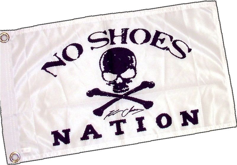 Kenny Chesney No Shoes Nation White Flag-3' X 5' Large - Engel 50 No Shoes Nation Cooler (800x800), Png Download