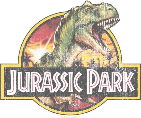 Jurassic Park Retro Rex Men's Crewneck Sweatshirt - Jurassic World Dinosaur Jurassic Park Edible (720x614), Png Download