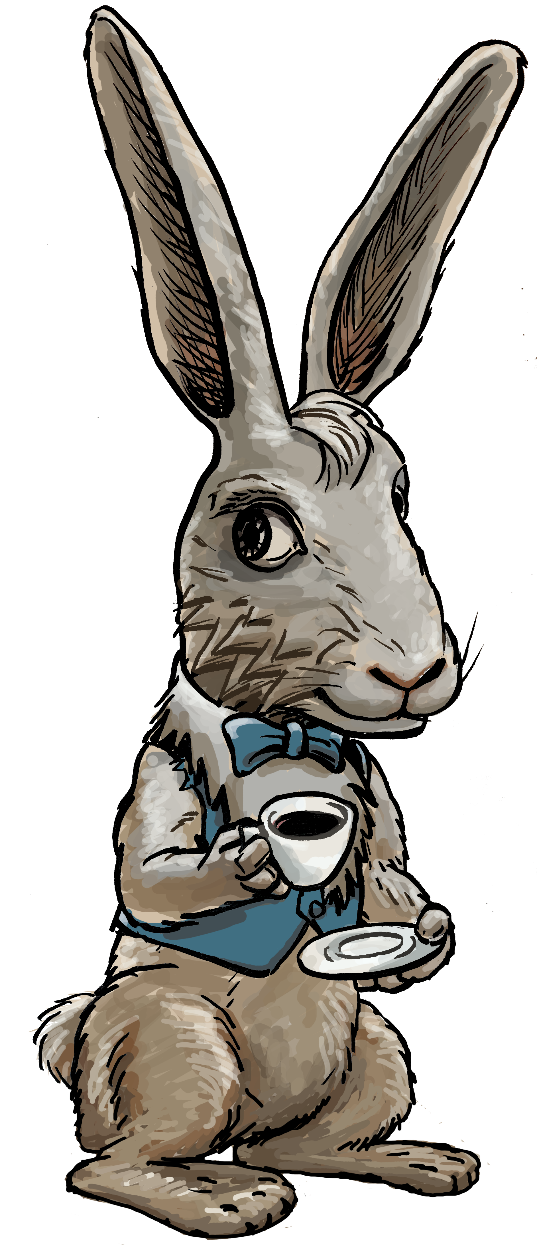 Reginald Rabbit's Tea Party Is For Those Rascally Rabbit - Mansfield (1884x4362), Png Download