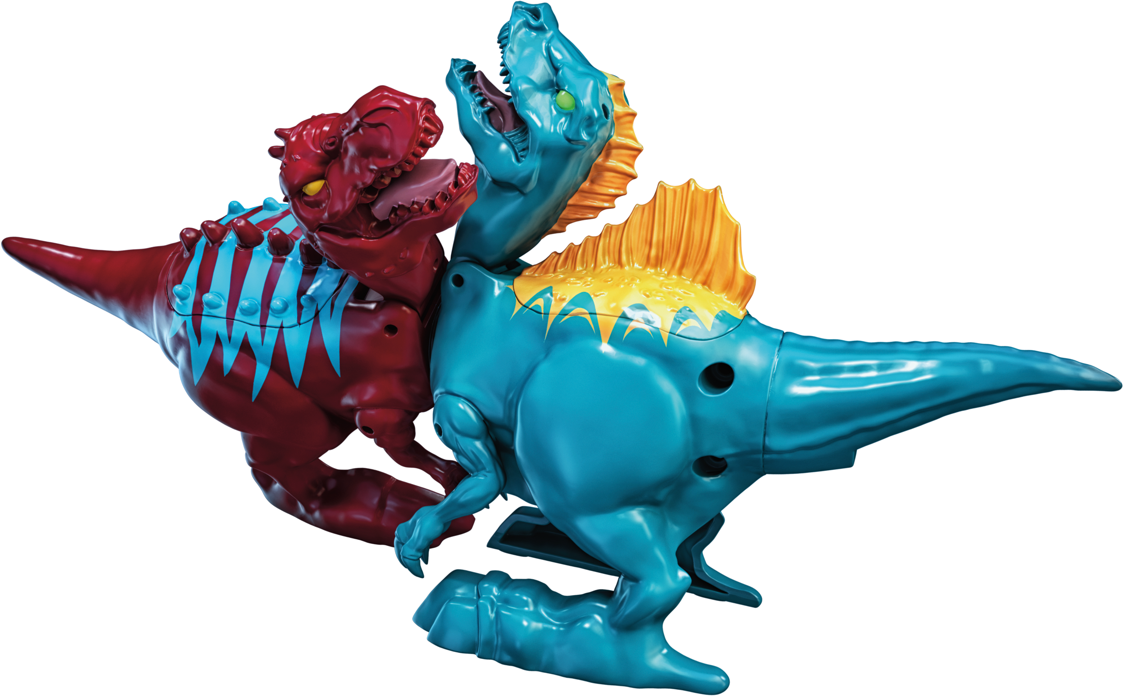Jurassic World Toy Brawlasaur Versus Pack - Jurassic World Brawlasaurs Carnotaurus (3838x2473), Png Download