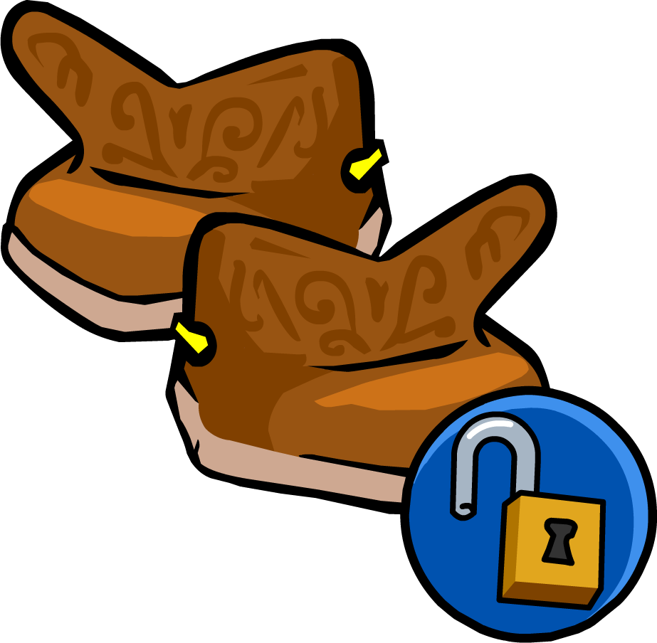 Cowboy Boots Unlockable Icon - Cowboy (923x904), Png Download
