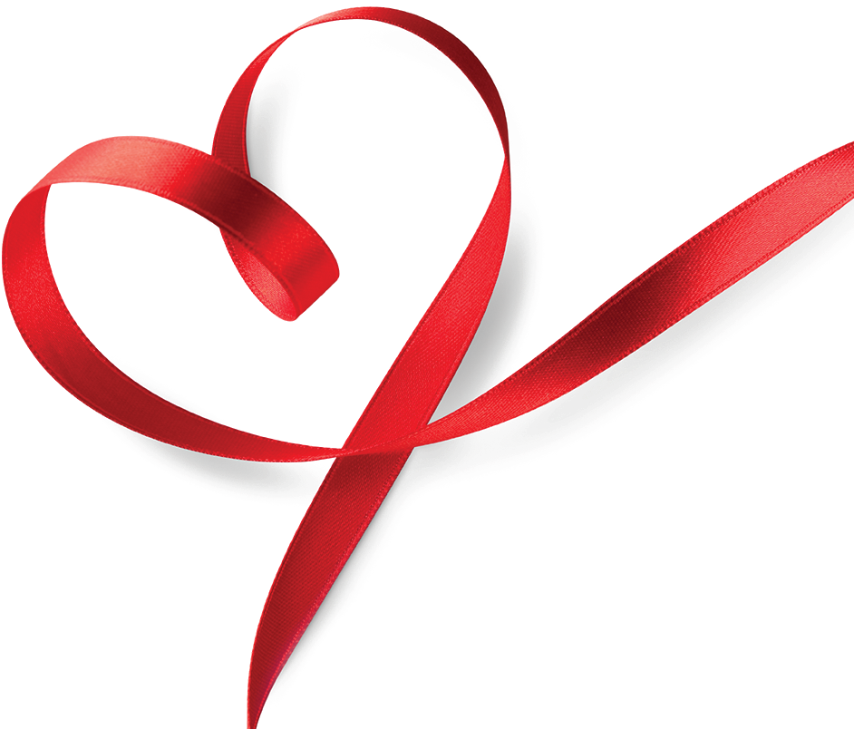 We Celebrate Love Of Service - Heart Ribbon Clip Art (1011x840), Png Download