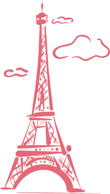 470 Images About Paris &lt - Eiffel Tower Clip Art (400x400), Png Download