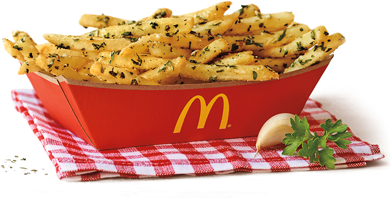 Gilroy Garlic Fries, Mcdonald's - French Fries (786x418), Png Download