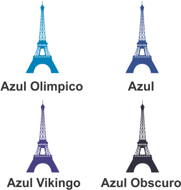 Vd015 - Torre Eiffel - 4 - Eiffel Tower Gradient Swirl Note Cards (pk (400x401), Png Download