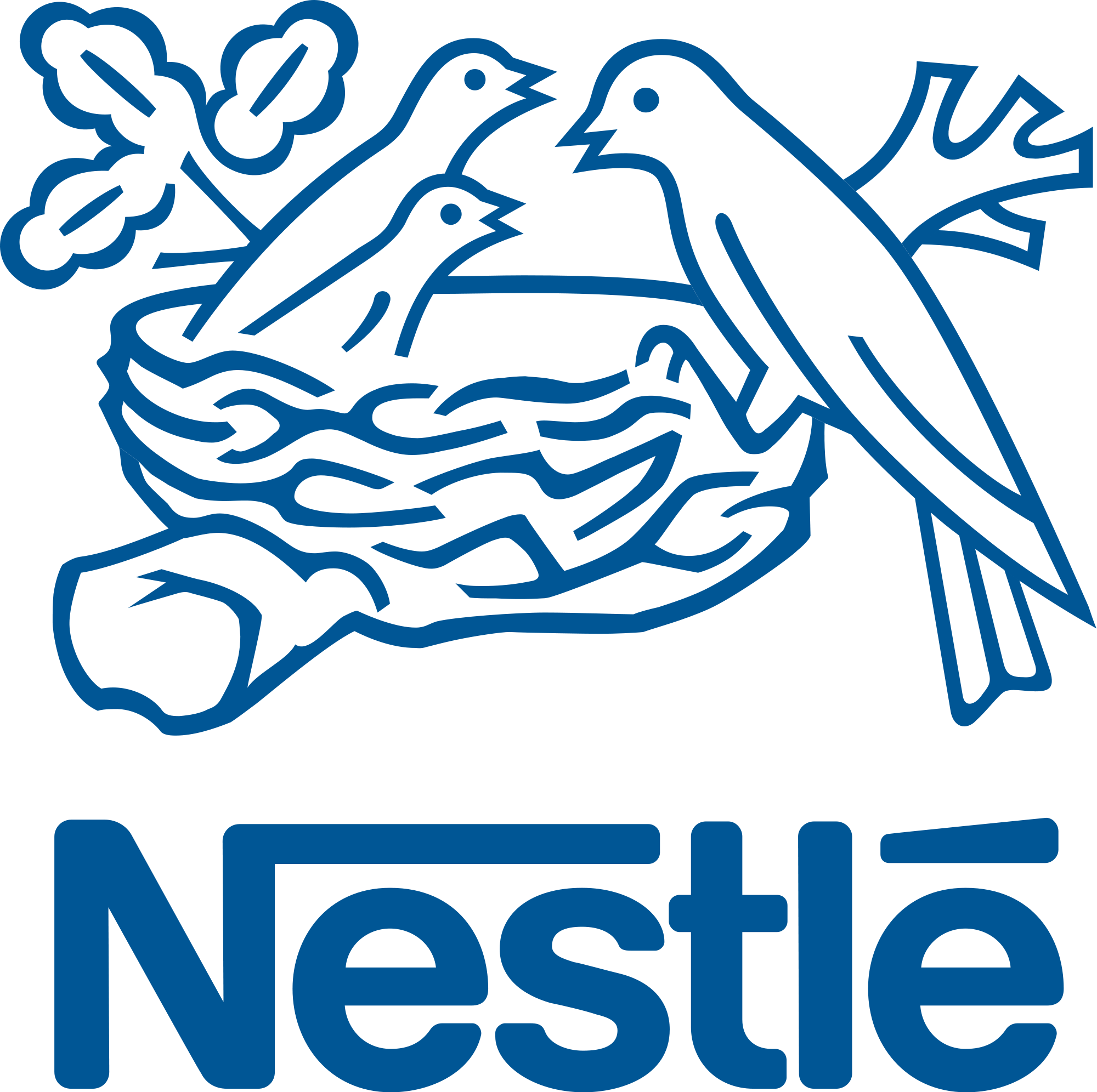 Nestle-logo (1000x1000), Png Download
