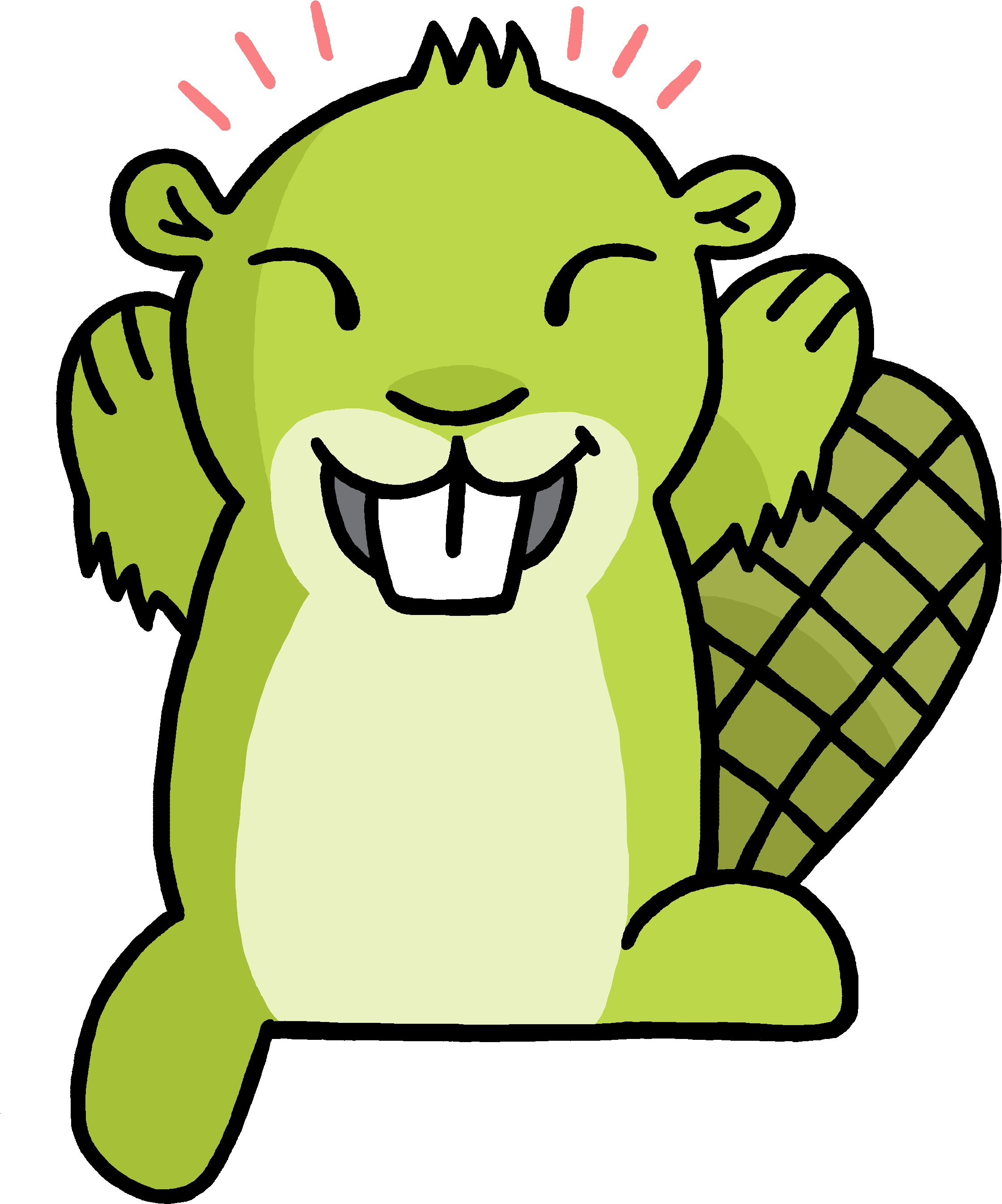 Beaver Clipart Emoji - Adsy Beaver Clipart (2823x3127), Png Download