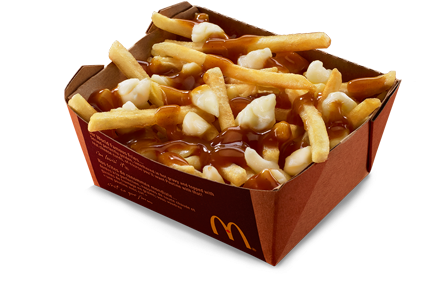 Mcdonald Fries Png - Mcdonalds Poutine (448x415), Png Download