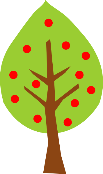 Tree Cute Clipart Png (354x600), Png Download