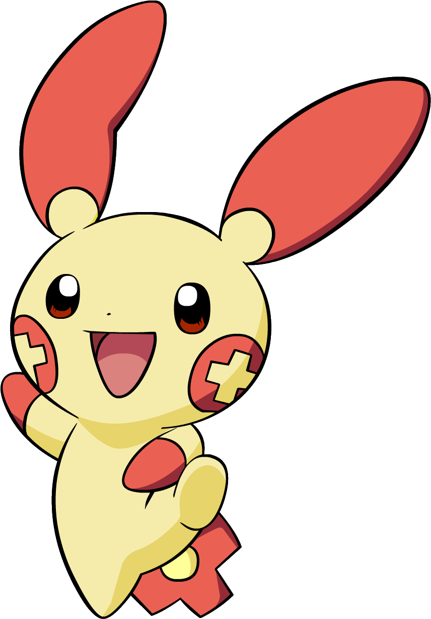 311plusle Ag Anime 2 - Pokémon Plusle (855x1244), Png Download