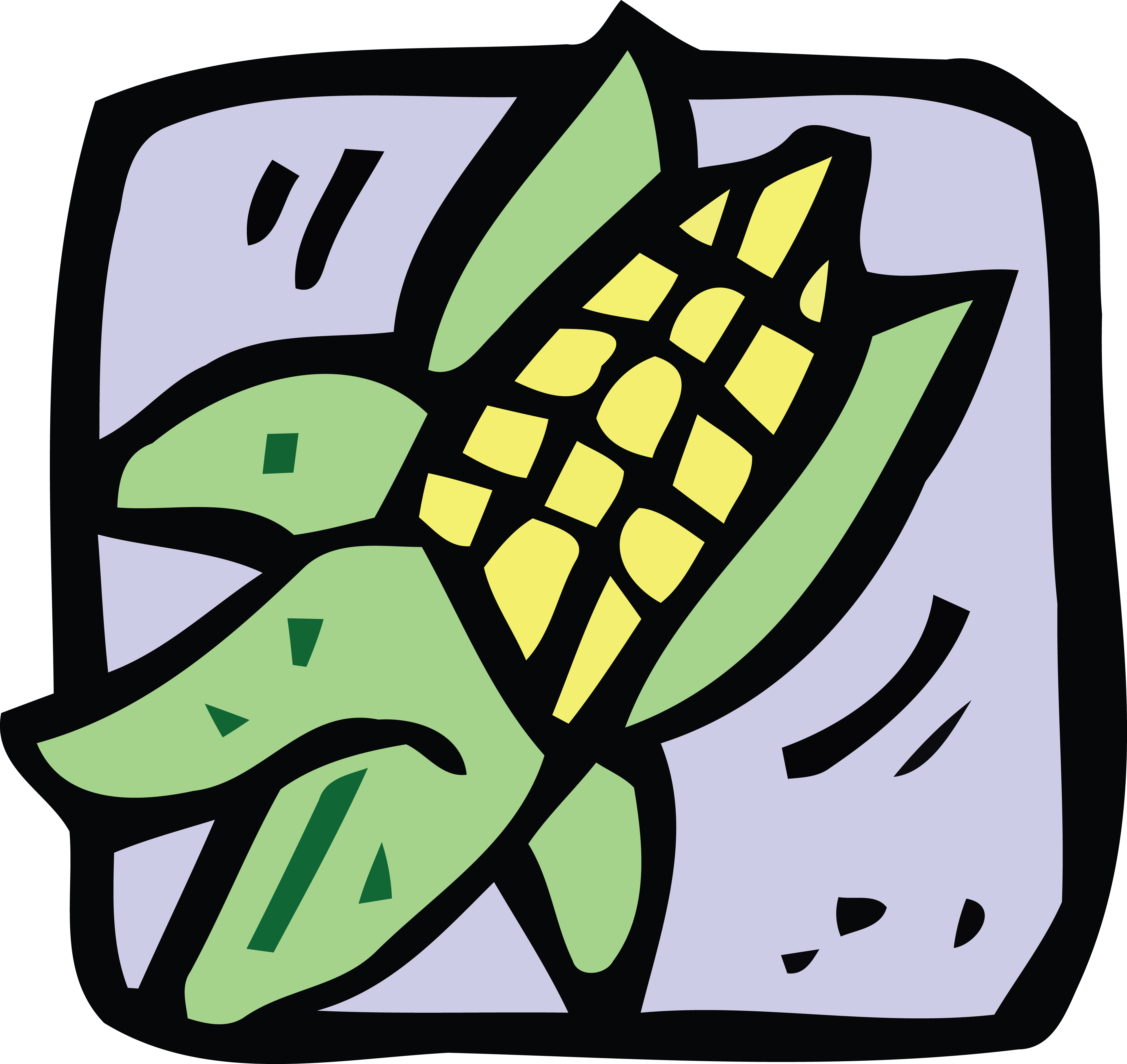 Free Clipart Images - Sweet Corn (4000x3777), Png Download
