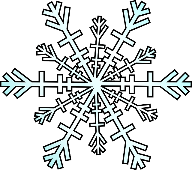 Snowflake, Meteorology, Snow, Symmetry, Crystal - Winter Clipart (640x567), Png Download