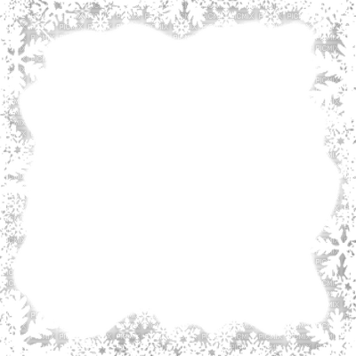 Snow Transparent Snowflake Frame Related Keywords & - Snowflakes Frame (400x400), Png Download
