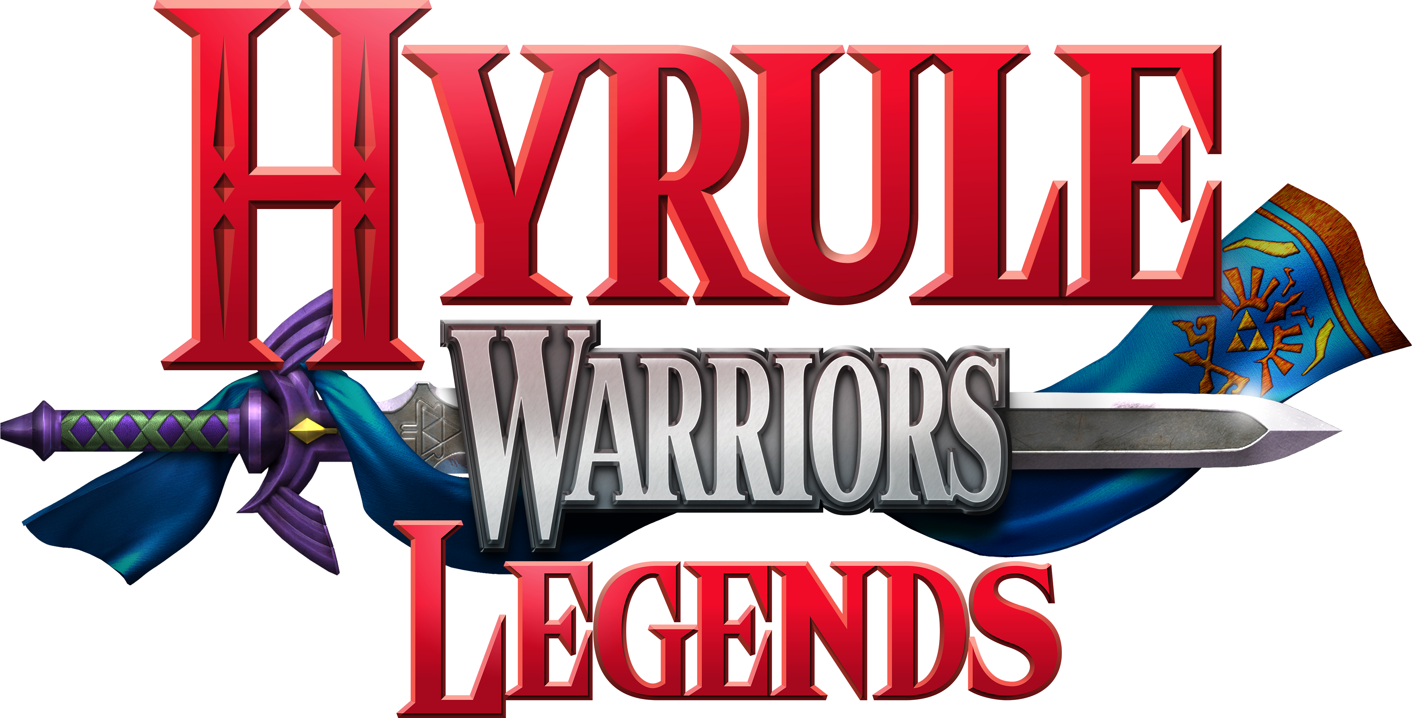 Hwl Us Logo - Nintendo 3ds - Hyrule Warriors Legends (4722x2401), Png Download