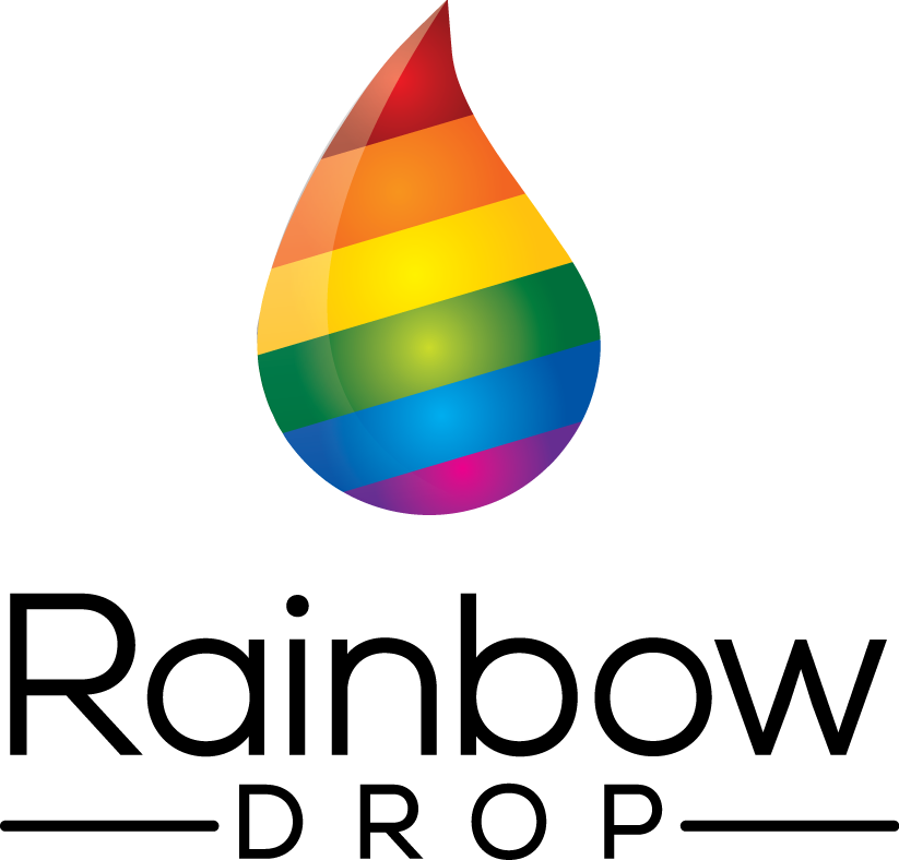 Rainbow Drop (823x788), Png Download