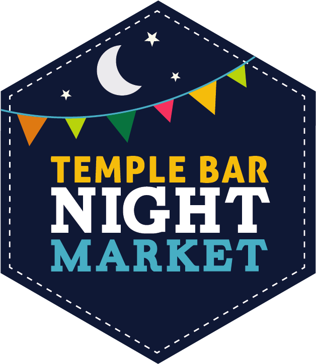 Cropped Temple Bar Night Market Logo - Graphic Design (709x827), Png Download