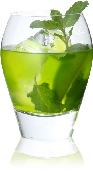 Midori Melon Mojito - Lemon Mint Juice Png (550x690), Png Download