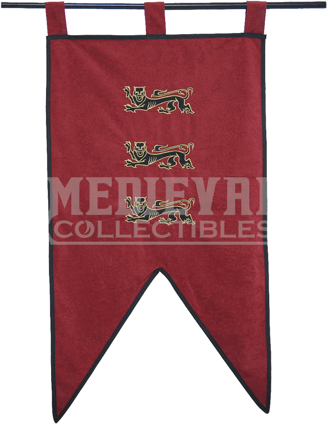 King Richard The Lionheart Banner By Marto - Blank Medieval War Banner (843x843), Png Download
