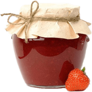 Objects - Home Made Jam Jar (500x500), Png Download