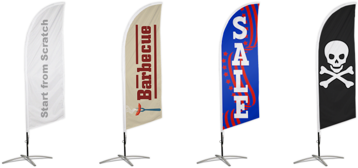 Flags & Banners - Feather Flag Banner (760x347), Png Download