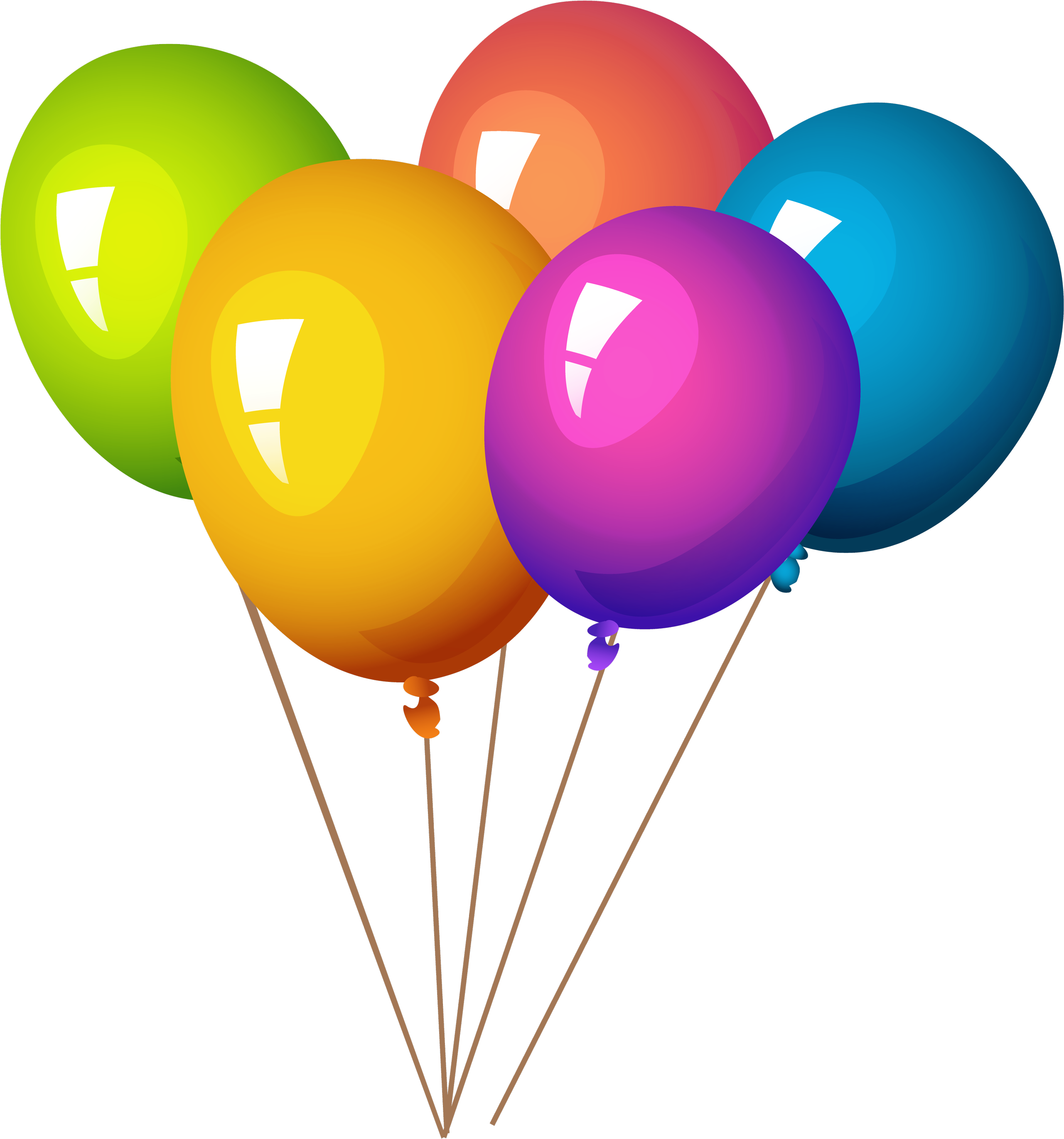 download balloons balloons and party poppers full size png image pngkit balloons balloons and party poppers