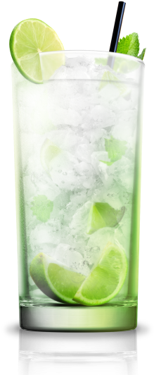Mojito Cocktail - Mojito Cocktail Flowcom (263x552), Png Download