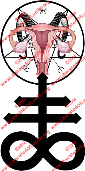 Or The More Pure Form - Satanic Cross Tattoo (300x600), Png Download