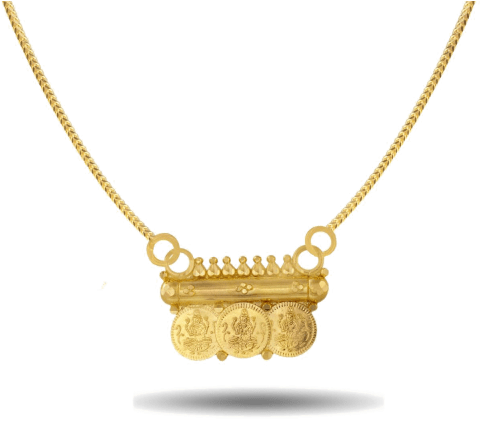 Free Png Gold Necklace Png Pic Png Images Transparent - Mangalsutra South Indian Style (480x480), Png Download